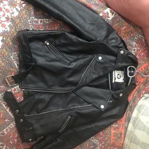 Urban Outfitters Black Faux Leather Jacket